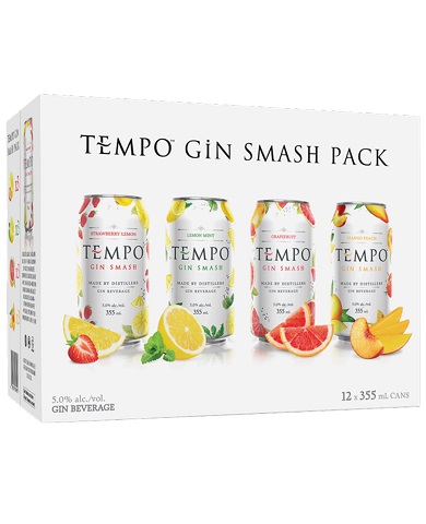 tempo gin smash pack 355 ml - 12 cansCochrane Liquor Delivery