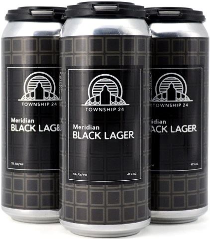 township 24 meridian black ale 473 ml - 4 cansCochrane Liquor Delivery