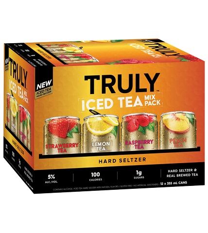 truly iced tea mix pack 355 ml - 12 cansCochrane Liquor Delivery