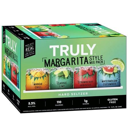 truly margarita style mix pack 355 ml - 12 cansCochrane Liquor Delivery