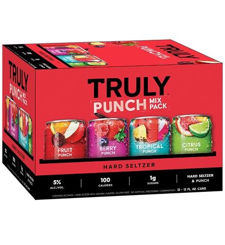truly punch mix pack 355 ml - 12 cansCochrane Liquor Delivery