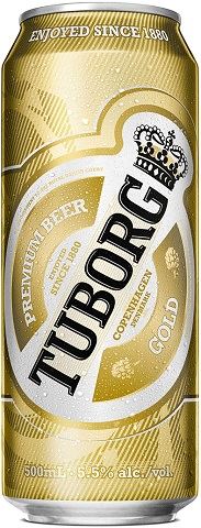 tuborg gold 500 ml single canCochrane Liquor Delivery
