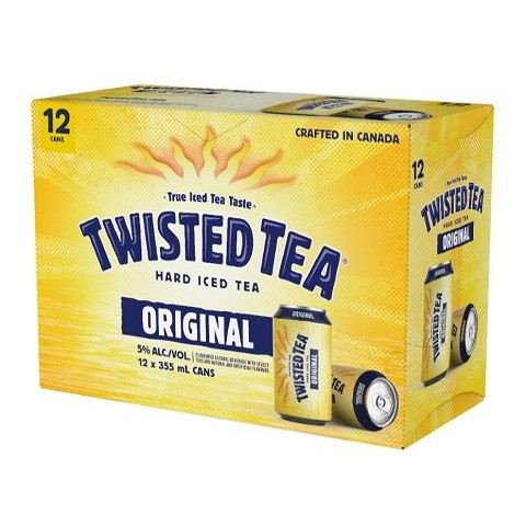 twisted tea original 355 ml - 12 cansCochrane Liquor Delivery