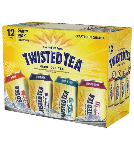 twisted tea party pack 355 ml - 12 cansCochrane Liquor Delivery