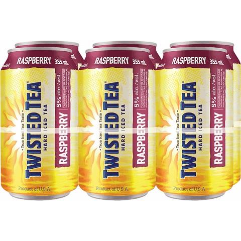 twisted tea raspberry 355 ml - 6 cansCochrane Liquor Delivery