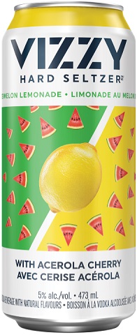 vizzy hard seltzer watermelon lemonade 473 ml single canCochrane Liquor Delivery