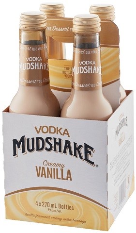 vodka mudshake creamy vanilla 270 ml - 4 bottlesCochrane Liquor Delivery