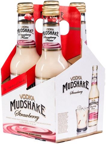 vodka mudshake strawberry 270 ml - 4 bottlesCochrane Liquor Delivery