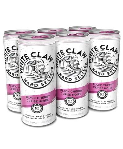 white claw black cherry 355 ml - 6 cansCochrane Liquor Delivery