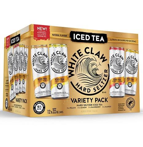 white claw iced tea variety pack 355 ml - 12 cansCochrane Liquor Delivery