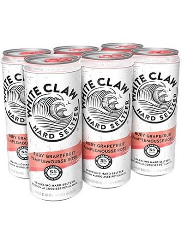 white claw ruby grapefruit 355 ml - 6 cansCochrane Liquor Delivery