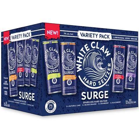 white claw surge variety pack 355 ml - 12 cansCochrane Liquor Delivery