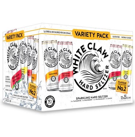 white claw variety pack flavour collection no.2 355 ml - 12 cansCochrane Liquor Delivery