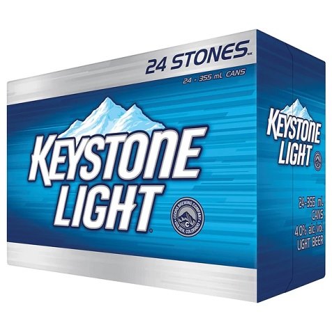 keystone light 355 ml - 24 cansCochrane Liquor Delivery